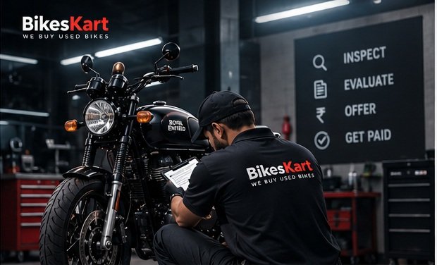 BikesKart bike inspection in Bangalore